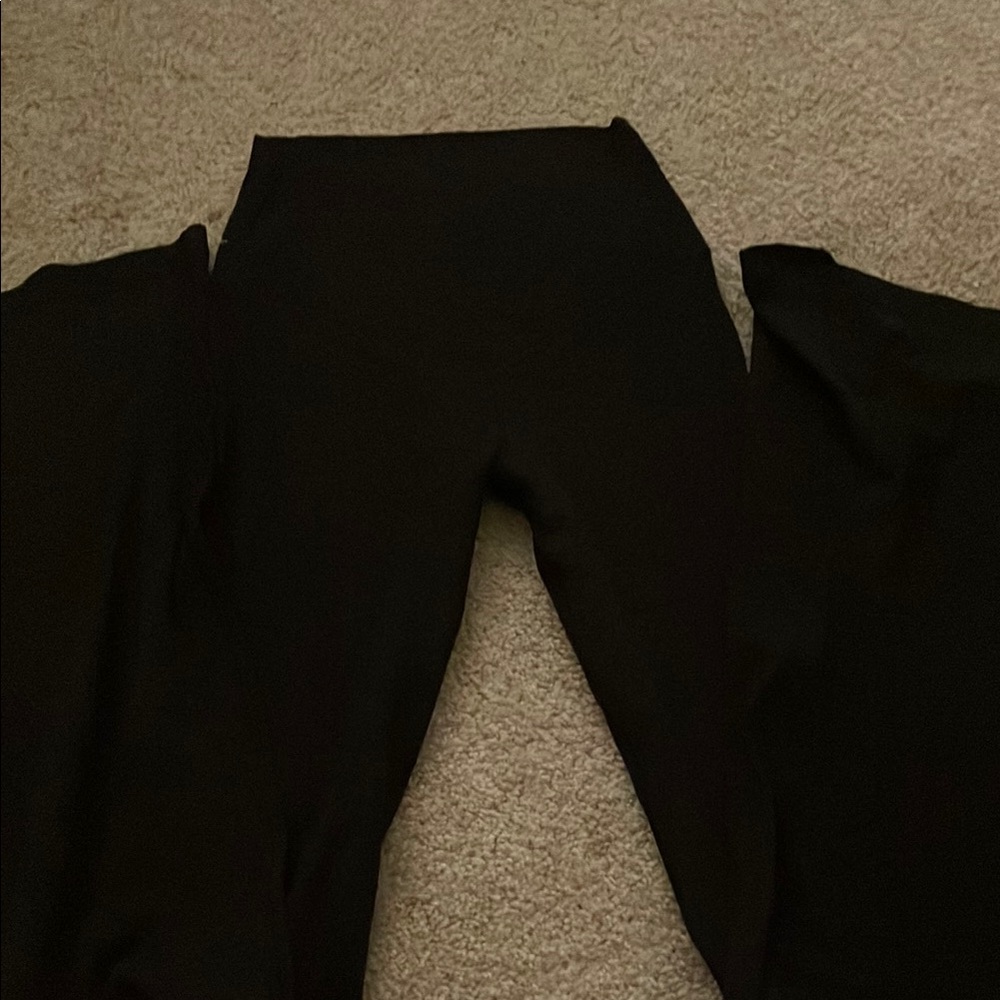 Aerie crossover flare leggings